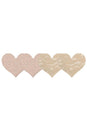 X-Gen - Peekaboos - Nude Ambition Hearts Pasties - Beige - Stag Shop