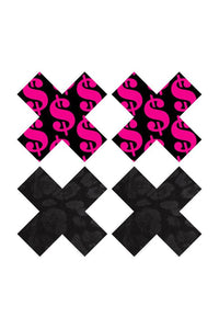 Thumbnail for X-Gen - Peekaboos - Money Maker Cross Pasties - Stag Shop