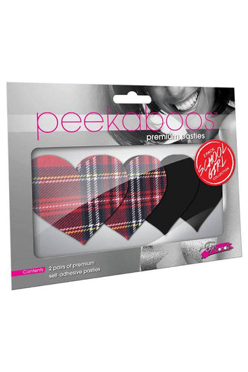 X-Gen - Peekaboos - Schoolgirl Heart Pasties - Stag Shop