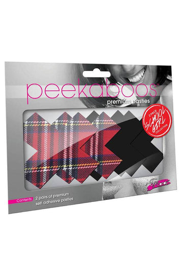 X-Gen - Peekaboos - Schoolgirl Cross Pasties - Stag Shop