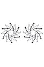 X-Gen - Peekaboos - Crystal Sun Diamond Pasties - Stag Shop