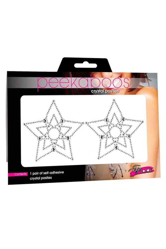X-Gen - Peekaboos - Crystal Star Diamond Pasties - Stag Shop