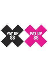 X-Gen - Peekaboos - Pay Up Cross Pasties - Stag Shop