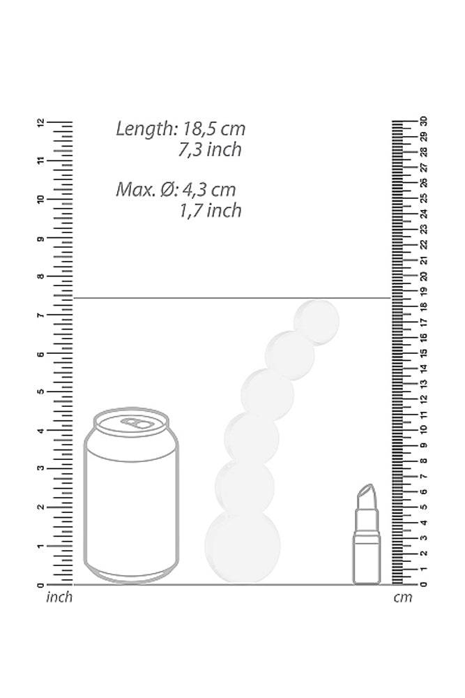 Shots Toys - Chrystalino - Planets Glass Dildo - White - Stag Shop