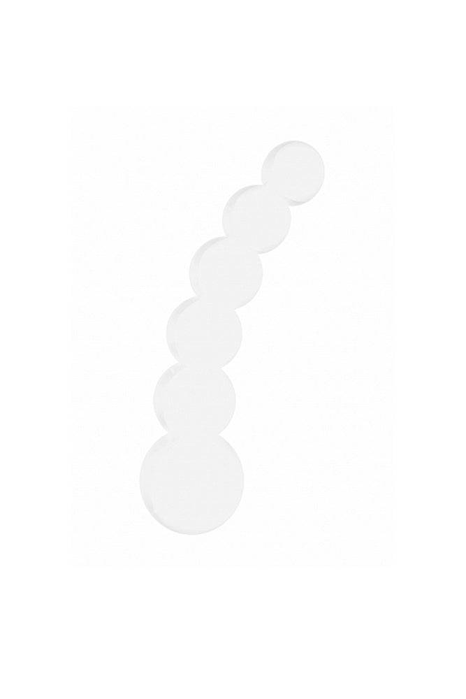 Shots Toys - Chrystalino - Planets Glass Dildo - White - Stag Shop
