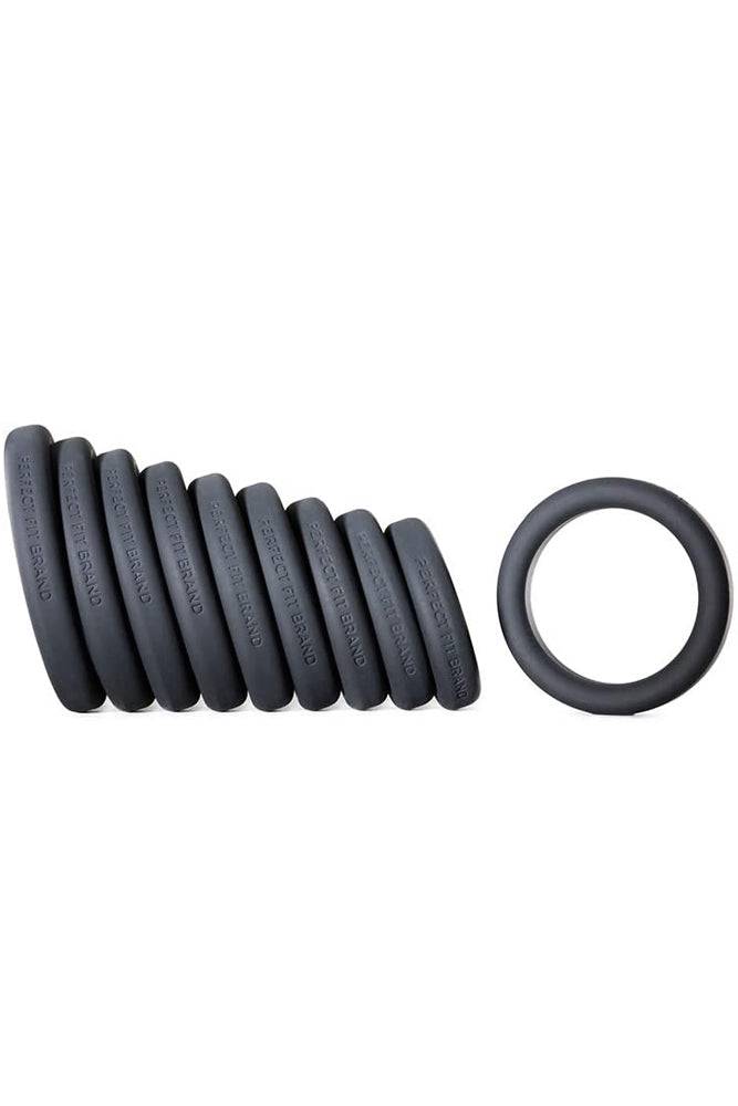 Perfect Fit - Play Zone Cock Ring Set - Black - Stag Shop