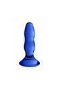 Shots Toys - Chrystalino - Pleaser Glass Butt Plug - Blue - Stag Shop