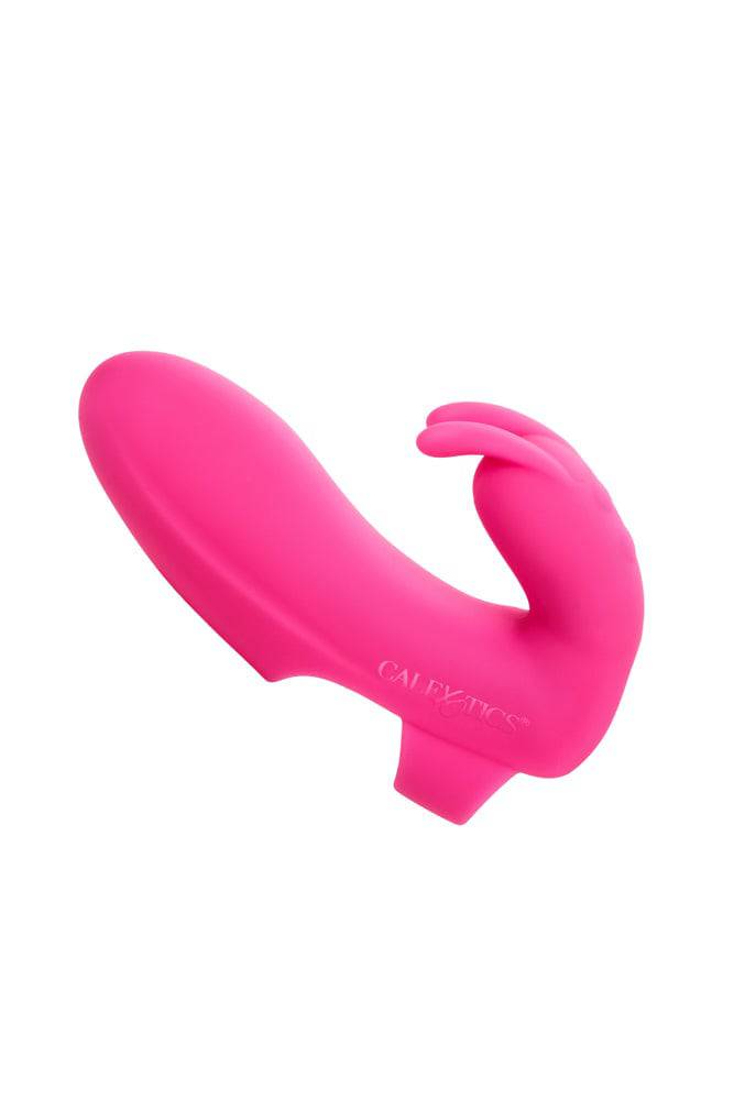 Cal Exotics - Mini Marvels - Silicone Marvelous Pleaser Finger Vibrator - Pink - Stag Shop
