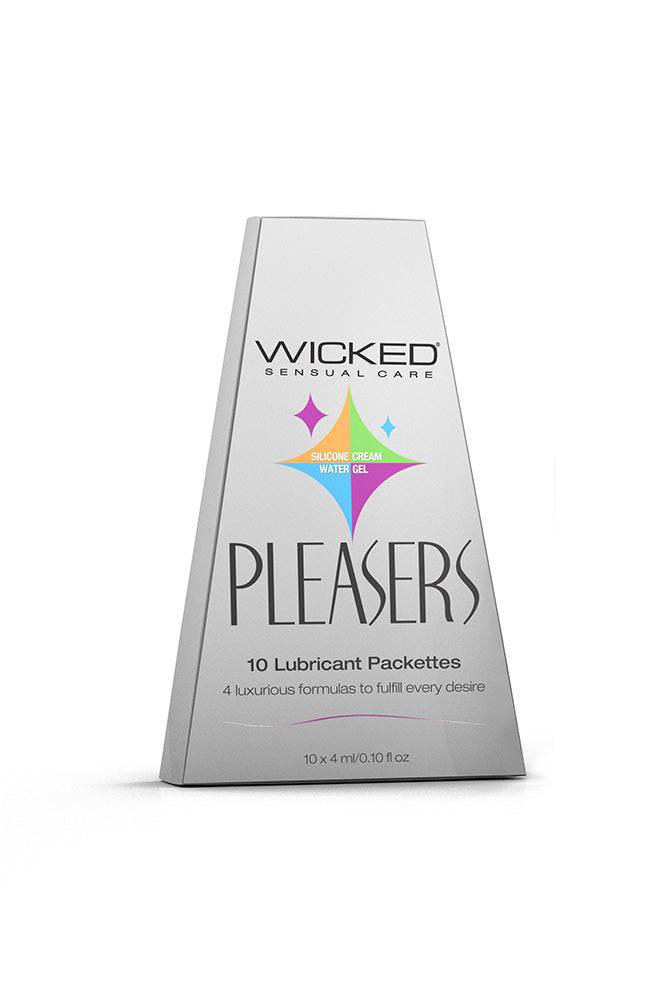 Wicked Sensual Care - Pleasers Lubricant Variety Pack - 10 Pack - Stag Shop