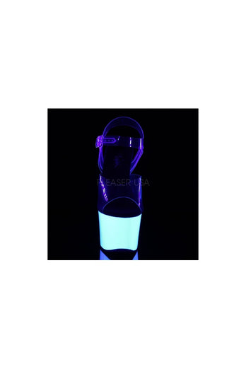Pleaser USA - The Sky 7 Inch UV Heel Platform Sandal - Stag Shop