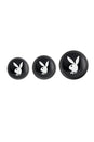 Playboy - Pleasure 3 Ways Metal Anal Training Kit - Silver/Black - Stag Shop