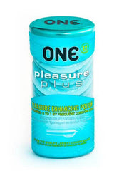 Pamco - One Condoms - Pleasure Plus - 12 pk - Stag Shop