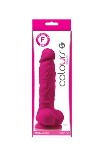 NS Novelties - Colours - 5 Inch Pleasures Dildo - Assorted Colours - Stag Shop