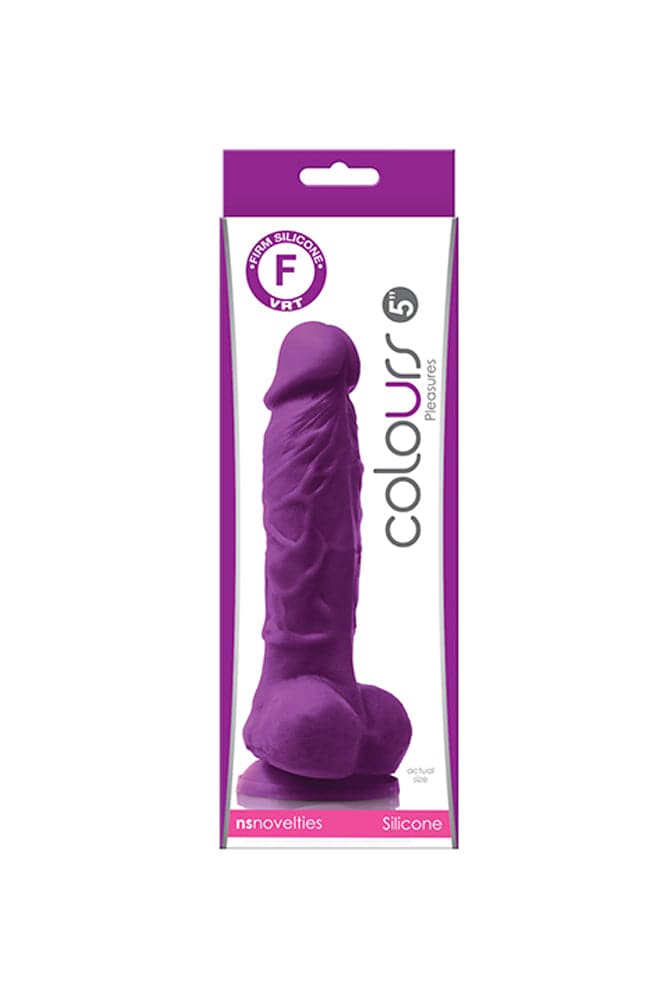 NS Novelties - Colours - 5 Inch Pleasures Dildo - Assorted Colours - Stag Shop