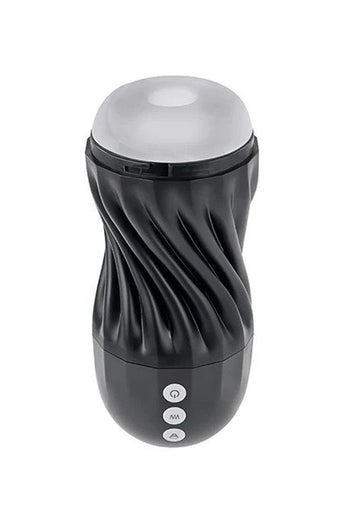 Playboy - Solo Vibrating & Sucking Stroker - Black - Stag Shop