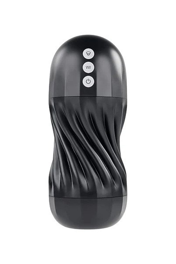 Playboy - Solo Vibrating & Sucking Stroker - Black - Stag Shop
