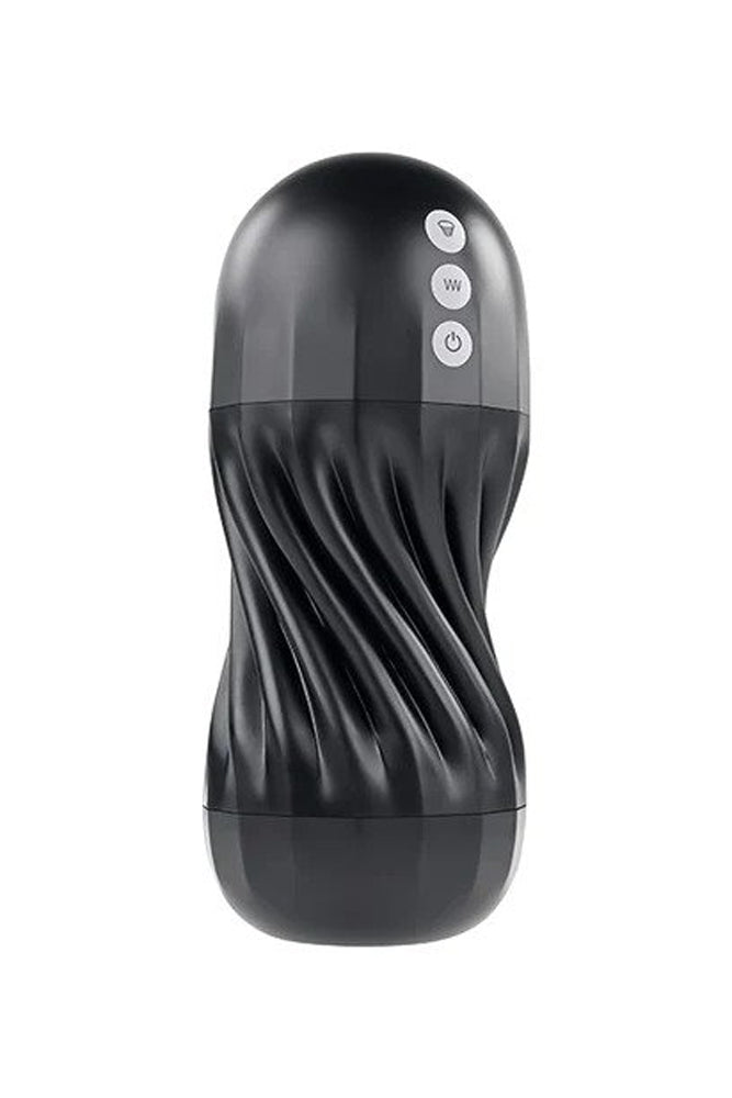 Playboy - Solo Vibrating & Sucking Stroker - Black - Stag Shop