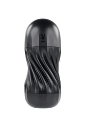 Playboy - Solo Vibrating & Sucking Stroker - Black - Stag Shop