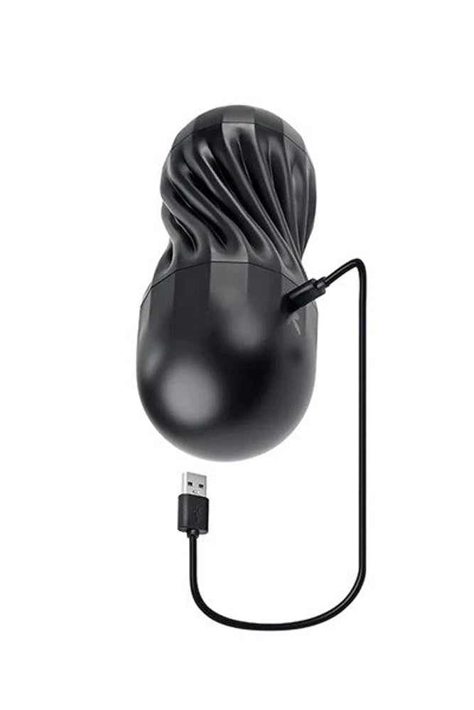 Playboy - Solo Vibrating & Sucking Stroker - Black - Stag Shop