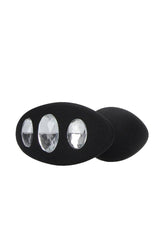 Ouch by Shots Toys - Diamond Butt Plug With Handle - Black - Assorted - Stag Shop