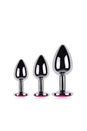 Ego Driven - Jewelled Butt Plug - Pink - Stag Shop
