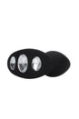 Ouch by Shots Toys - Diamond Butt Plug With Handle - Black - Assorted - Stag Shop