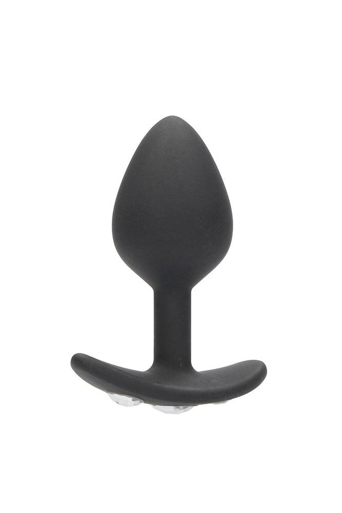Ouch by Shots Toys - Diamond Butt Plug With Handle - Black - Assorted - Stag Shop