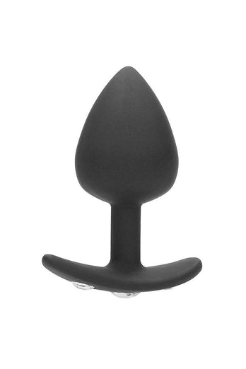 Ouch by Shots Toys - Diamond Butt Plug With Handle - Black - Assorted - Stag Shop