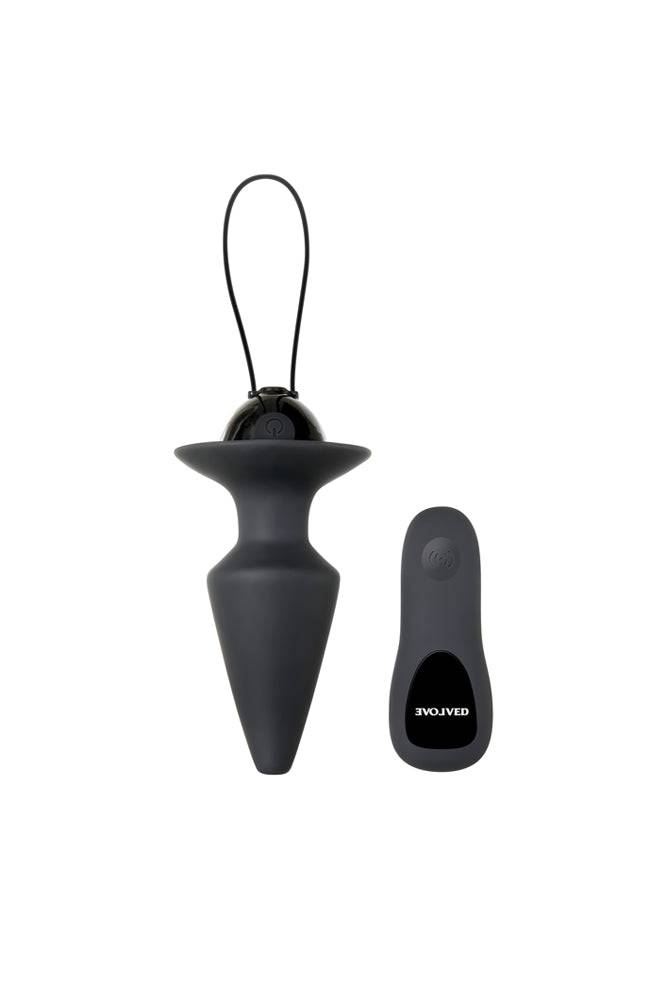 Evolved - Plug & Play Remote Control Butt Plug - Black - Stag Shop