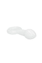 Shots Toys - Chrystalino - Plugger Glass Butt Plug - White - Stag Shop