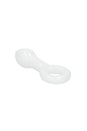 Shots Toys - Chrystalino - Plugger Glass Butt Plug - White - Stag Shop