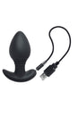 Playboy - Plug & Play Vibrating Anal Plug with Remote Control - Black - Stag Shop