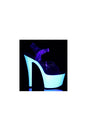 Pleaser USA - The Sky 7 Inch UV Heel Platform Sandal - Stag Shop