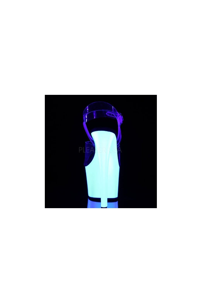 Pleaser USA - The Sky 7 Inch UV Heel Platform Sandal - Stag Shop