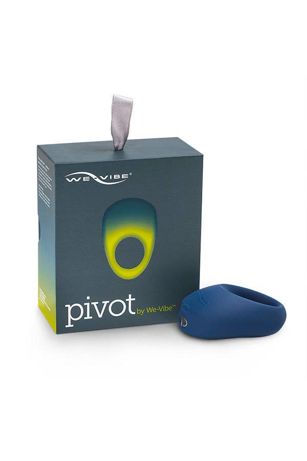 We-Vibe - Pivot - Vibrating Cock Ring - Blue - Stag Shop