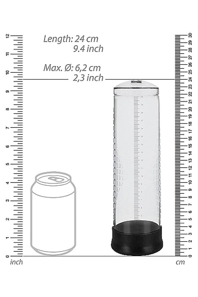 Shots Toys - Pumped - Extreme Power Rechargeable Auto Pump - Clear - Stag Shop