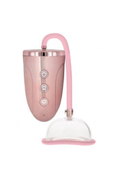Shots Toys - Pumped - Rechargeable Pussy Pump - Rose Gold - Stag Shop