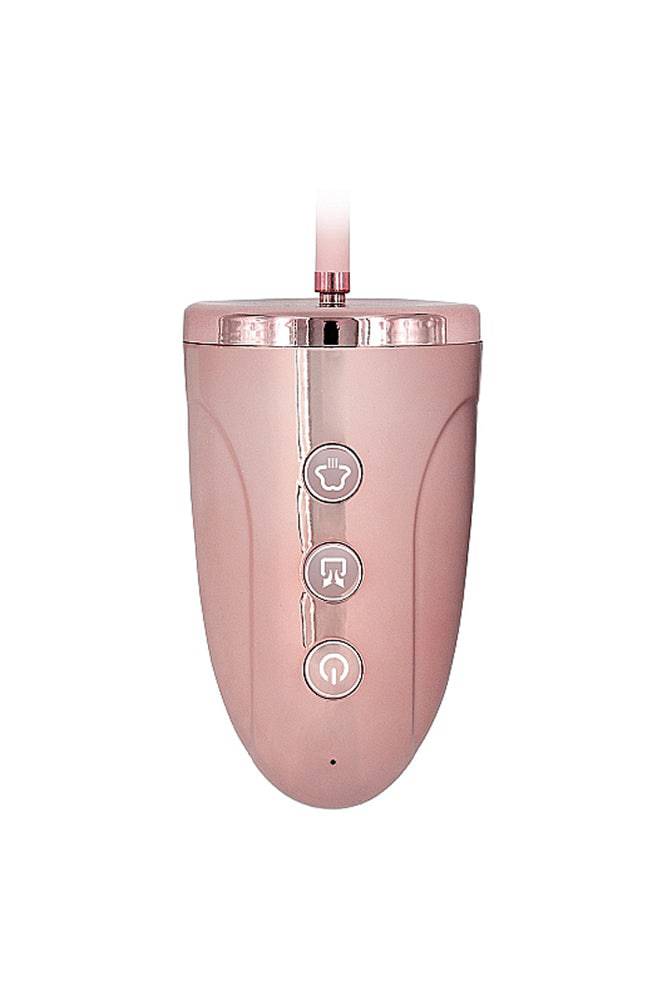 Shots Toys - Pumped - Universal Rechargeable Pump Head  - Rose Gold - Stag Shop