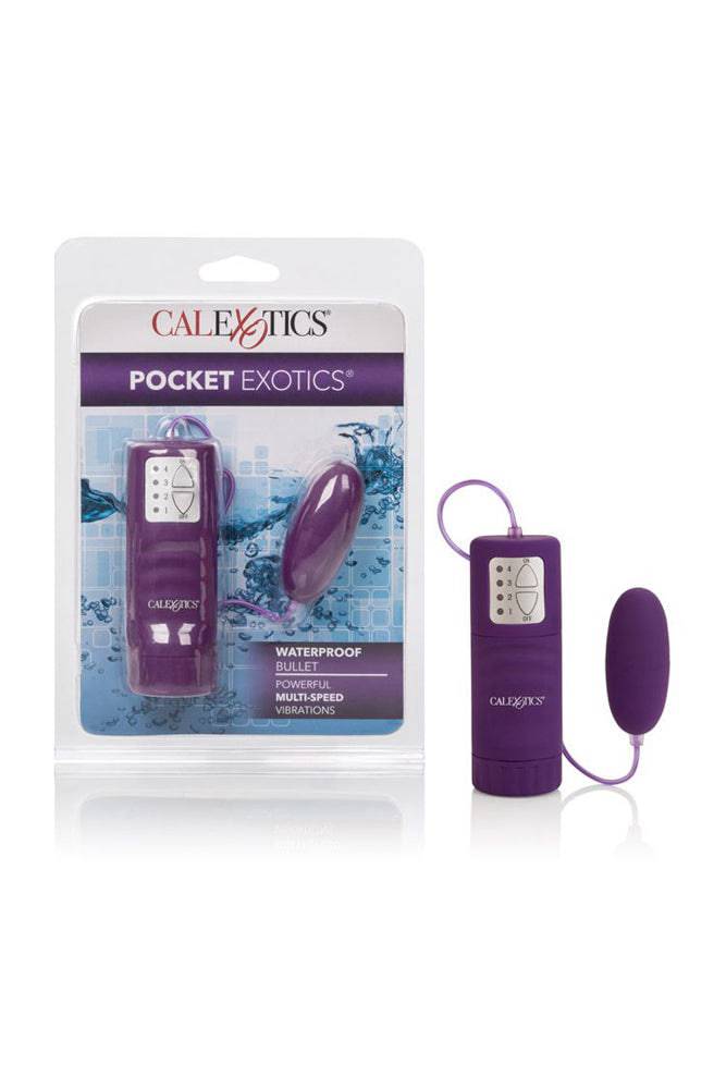 Cal Exotics - Pocket Exotics - Waterproof Bullet Vibrator - Purple - Stag Shop
