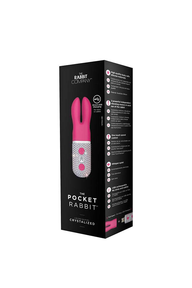 The Rabbit Company - Pocket Rabbit Blinged Clitoral Vibrator - Stag Shop