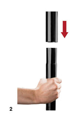 Ouch By Shots - Dance Pole - Black - Stag Shop