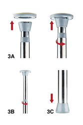 Ouch By Shots - Dance Pole - Silver - Stag Shop