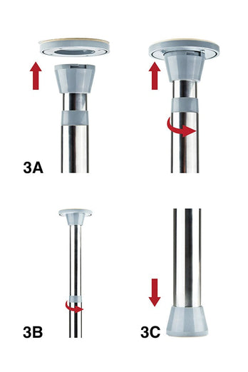 Ouch By Shots - Dance Pole - Silver - Stag Shop