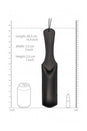 Shots Toys - Pain - Poly Cricket Paddle - Black - Stag Shop