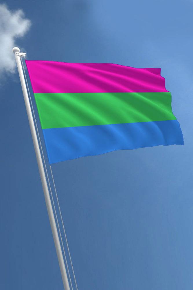 Stag Shop - Pride Flag - Polysexual - 4 x 6 Inch - Stag Shop