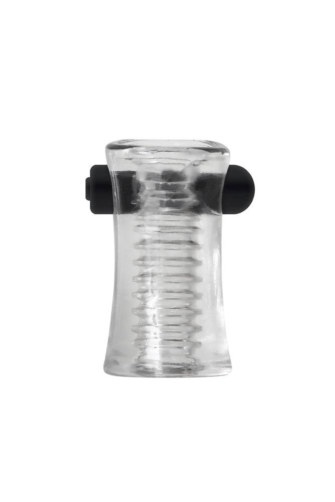 Zero Tolerance - Pop Vibrating Stroker - Clear - Stag Shop