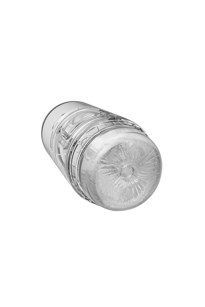 Main Squeeze - Pop-Off Optix Double-Ended Stroker - Clear - Stag Shop