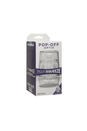 Main Squeeze - Pop-Off Optix Double-Ended Stroker - Clear - Stag Shop