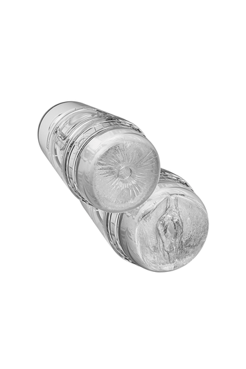 Main Squeeze - Pop-Off Optix Double-Ended Stroker - Clear - Stag Shop