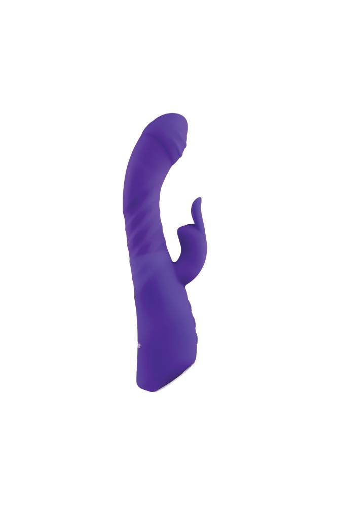 Adam & Eve - Eve's Posh Thrusting Warming Rabbit Vibrator - Purple | Stag Shop Adam & Eve - Eve's Posh Thrusting Warming Rabbit Vibrator - Purple | Stag Shop